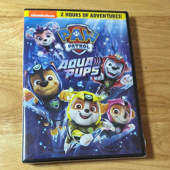 Nickelodeon Other - Nickelodeon PAW Patrol Aqua Pups DVD - Blue and Yellow